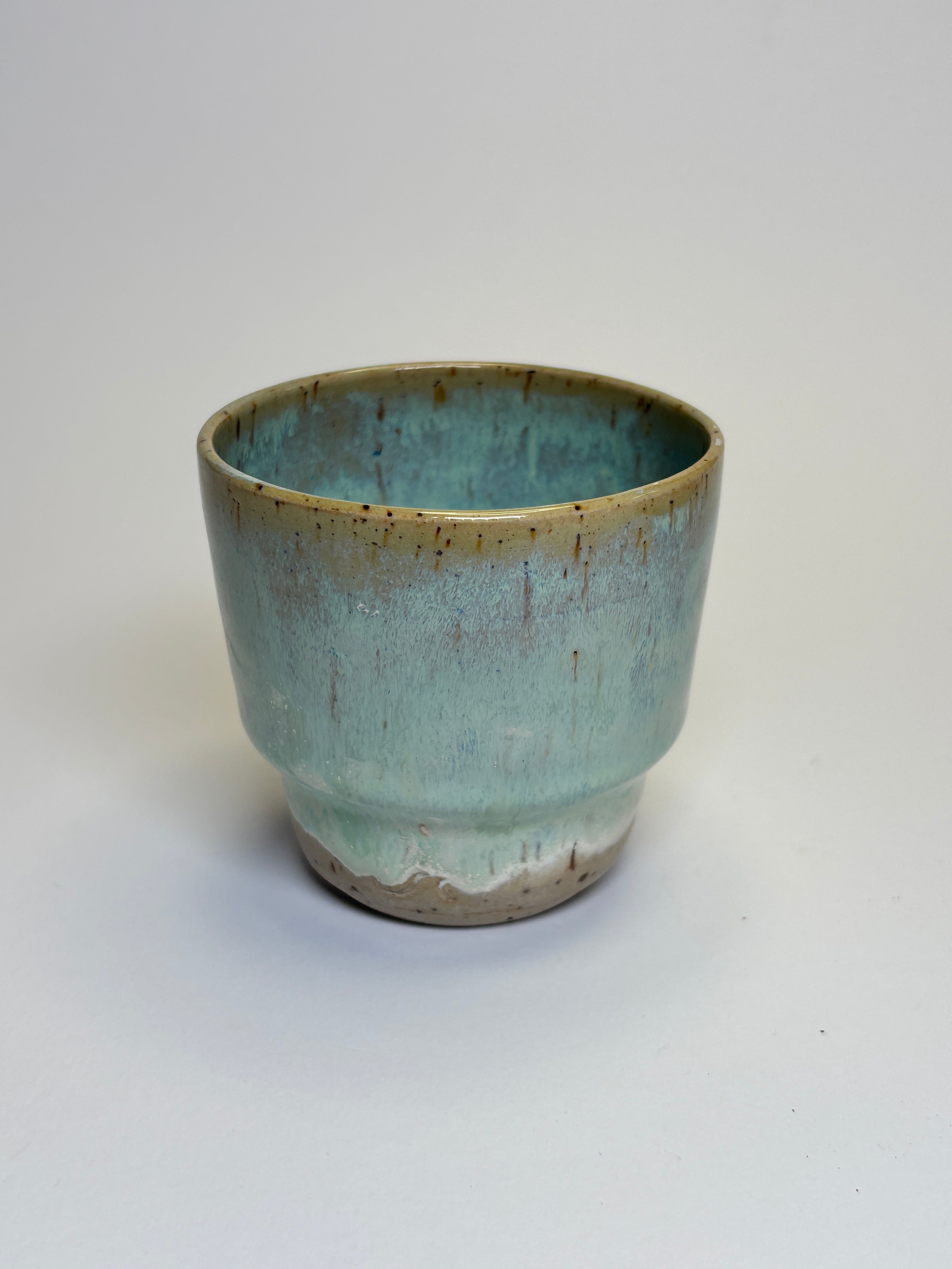 Koffiekopje turquoise effect