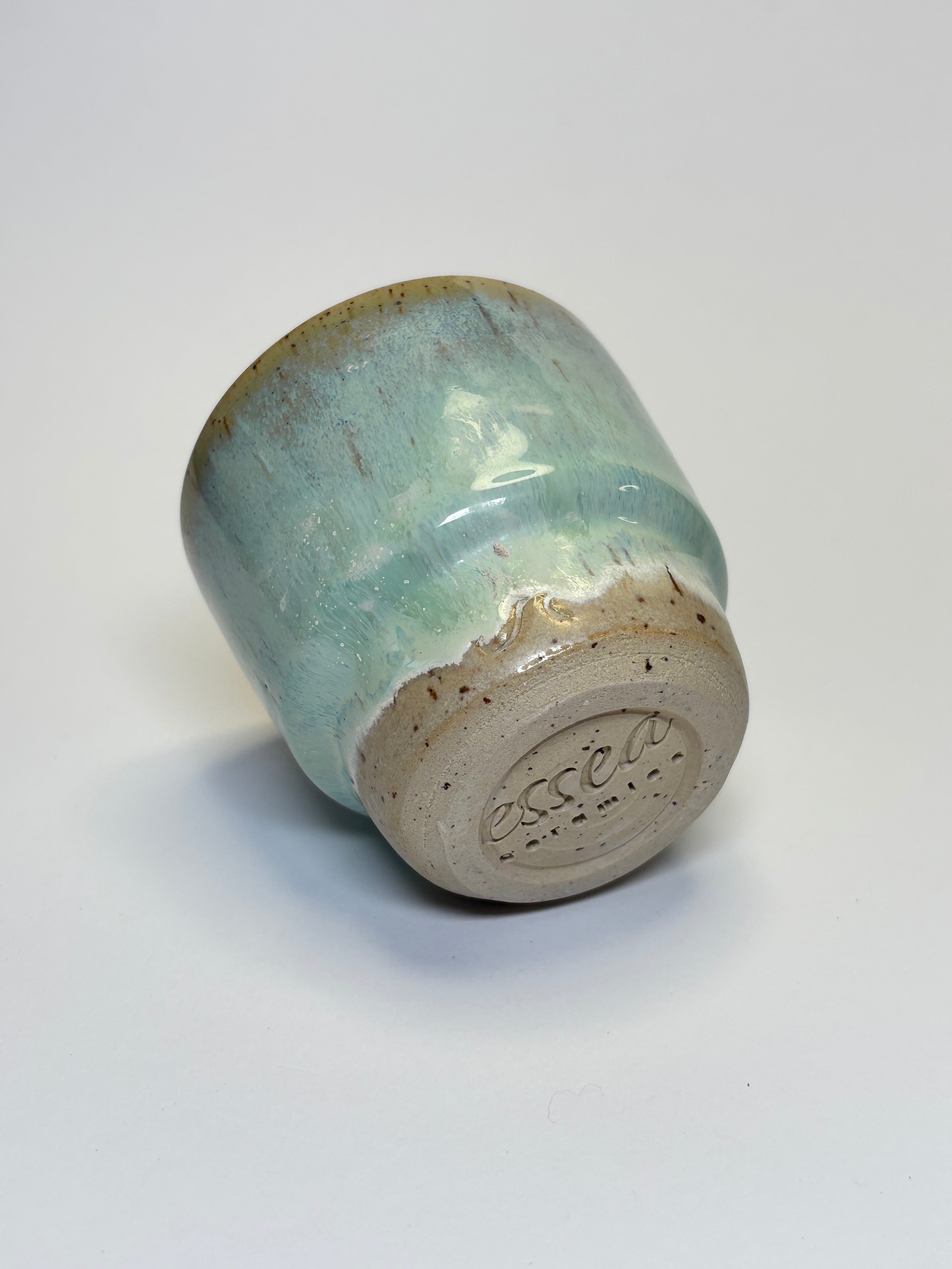 Koffiekopje turquoise effect