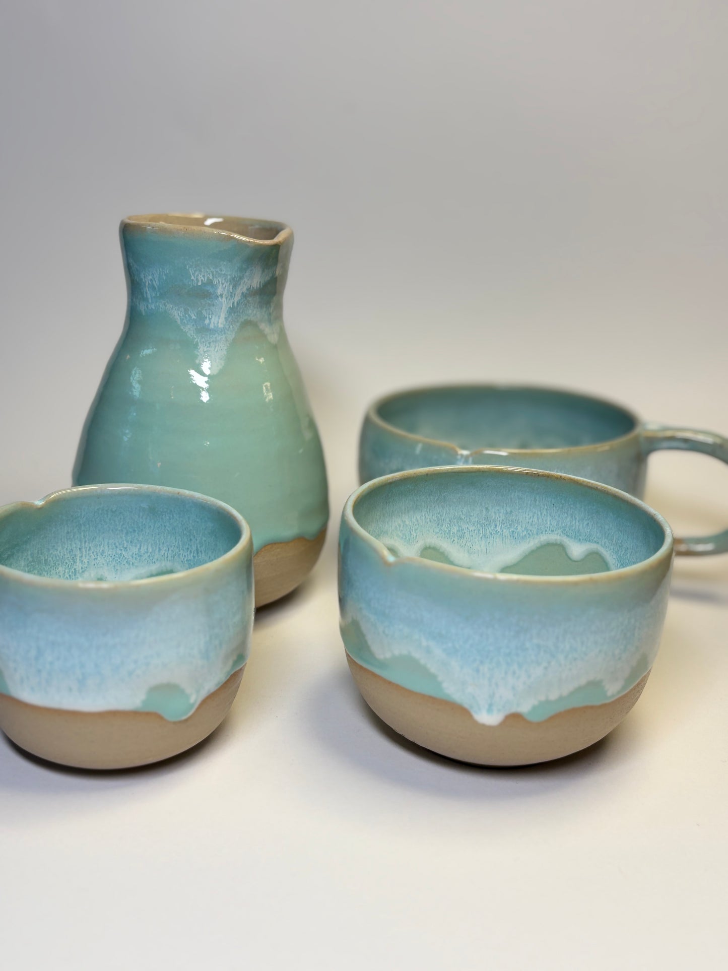 Schenkkannetje turquoise