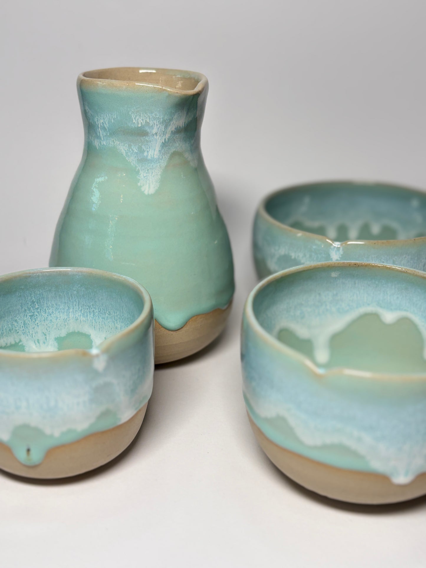 Schenkkannetje turquoise