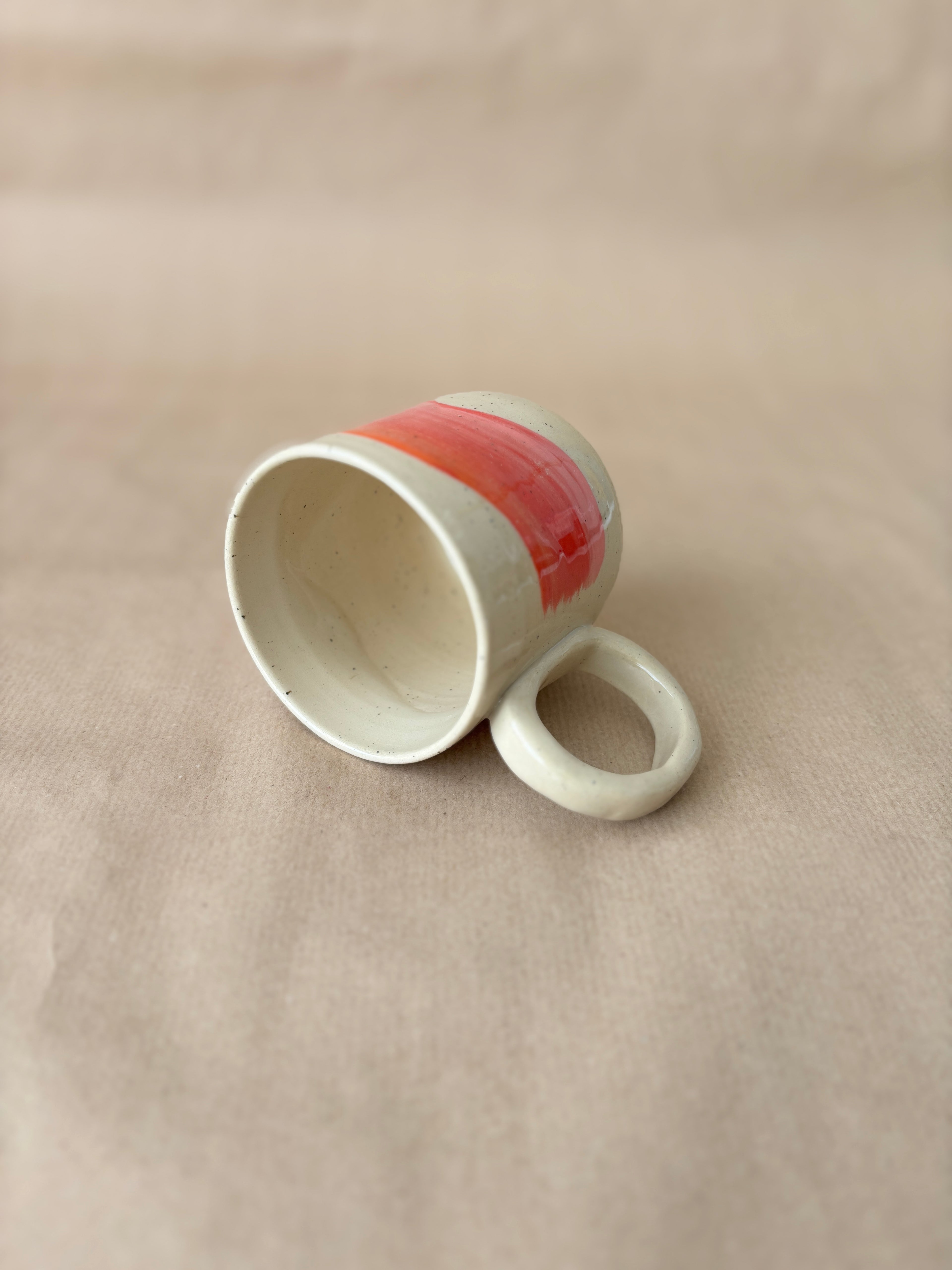 Wave cup rood/oranje/roze