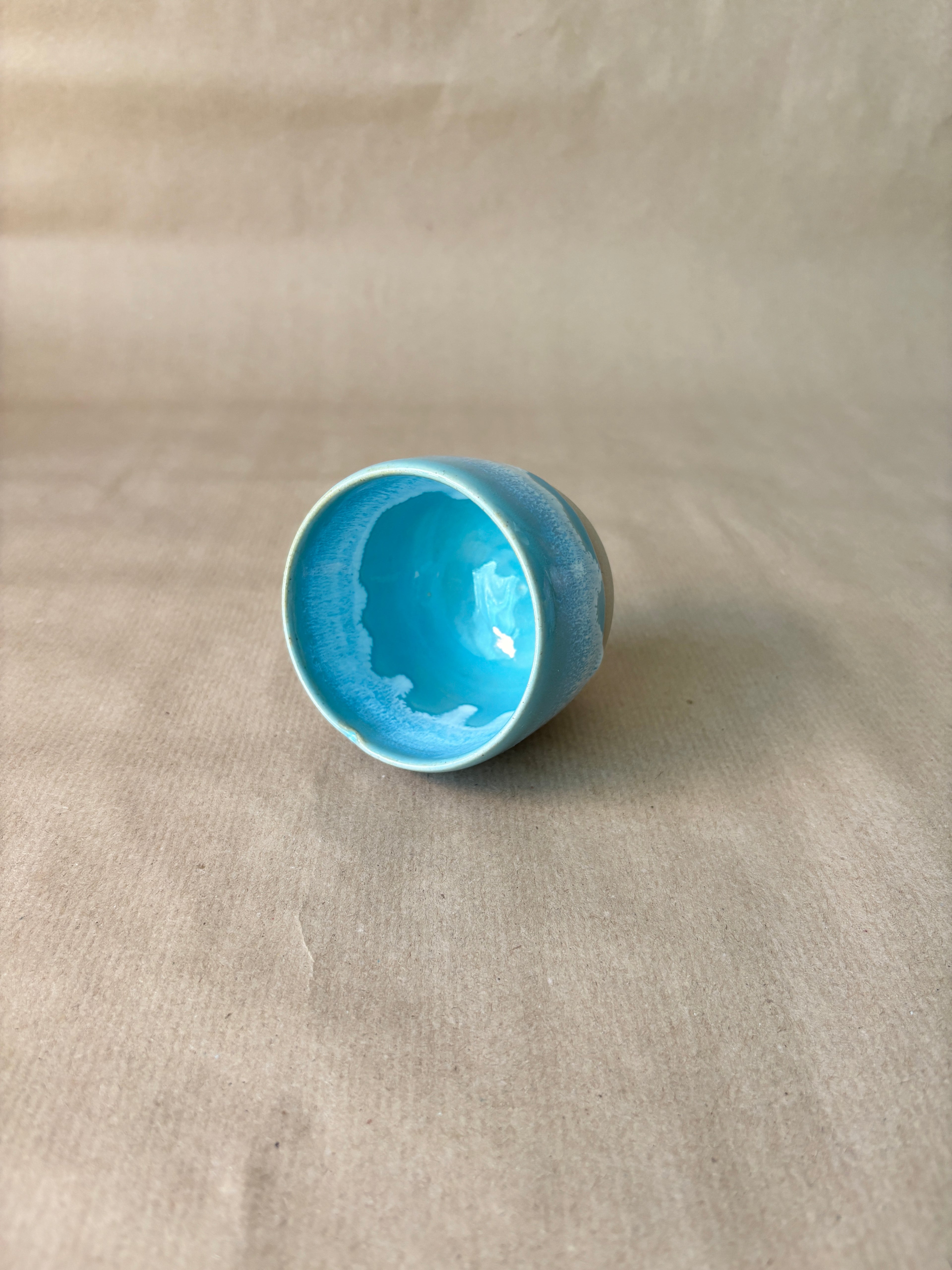 Colourful drip coffee cup