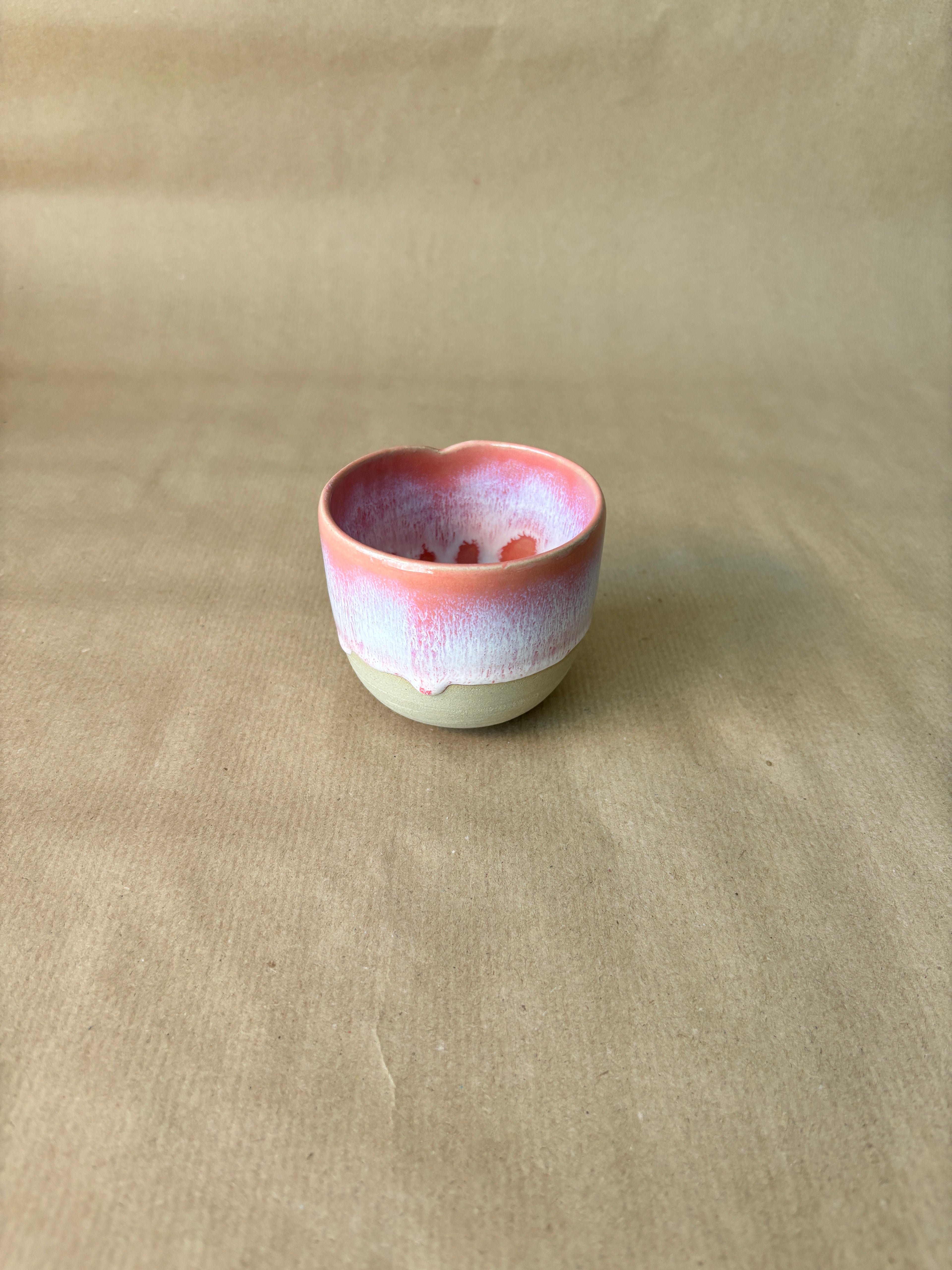 Colourful drip coffee cup