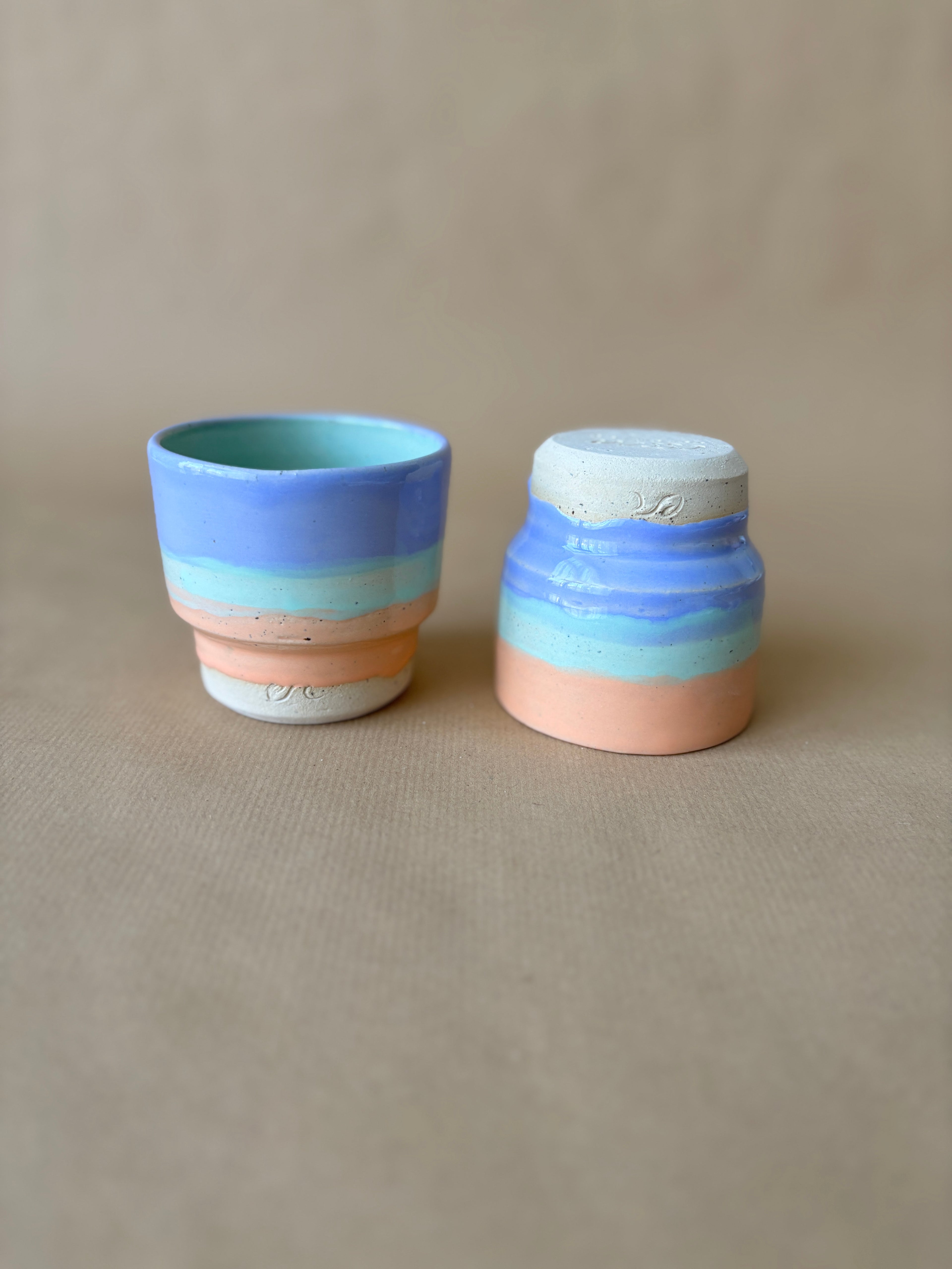 Colourful stack cup