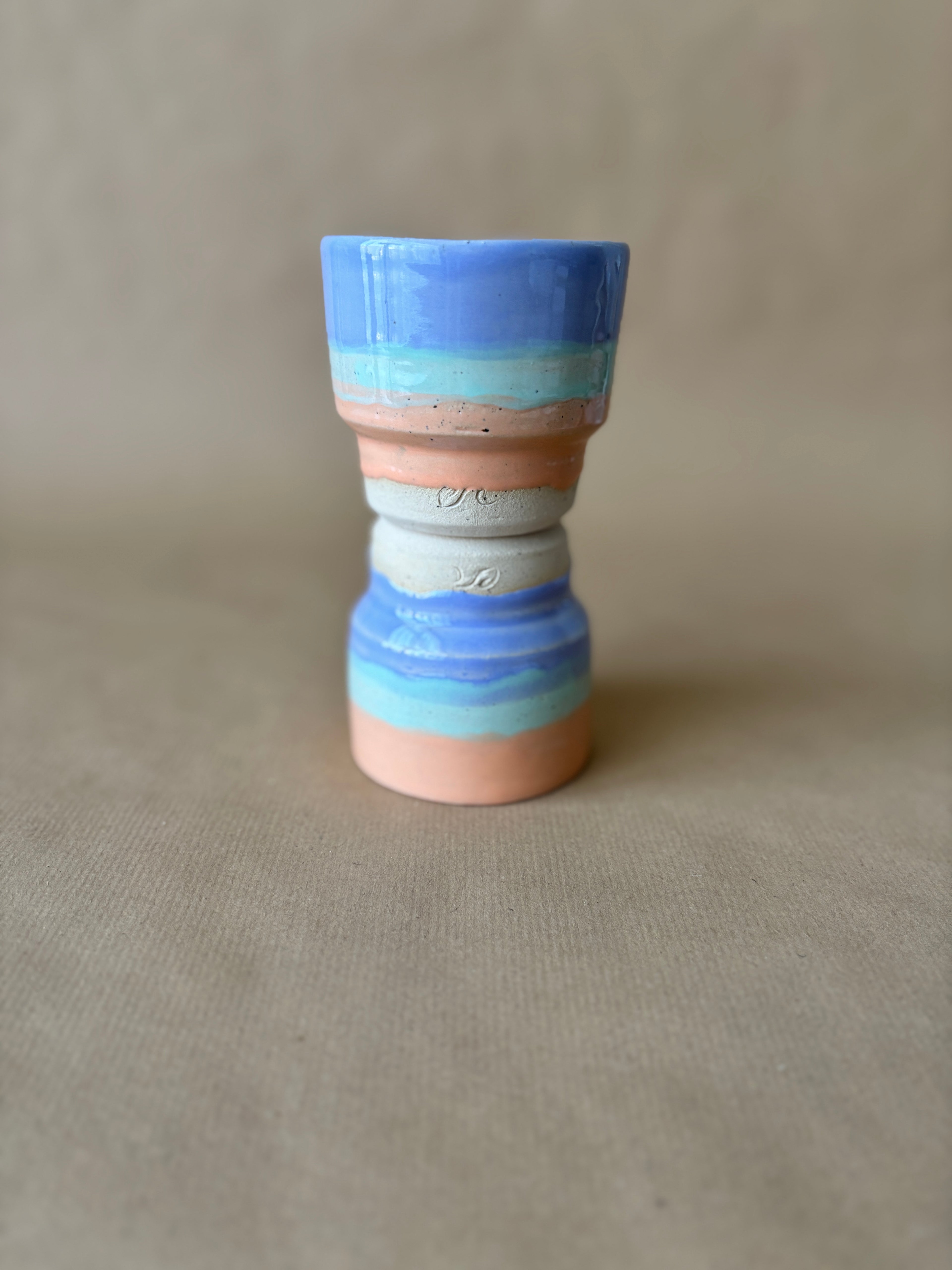 Colourful stack cup