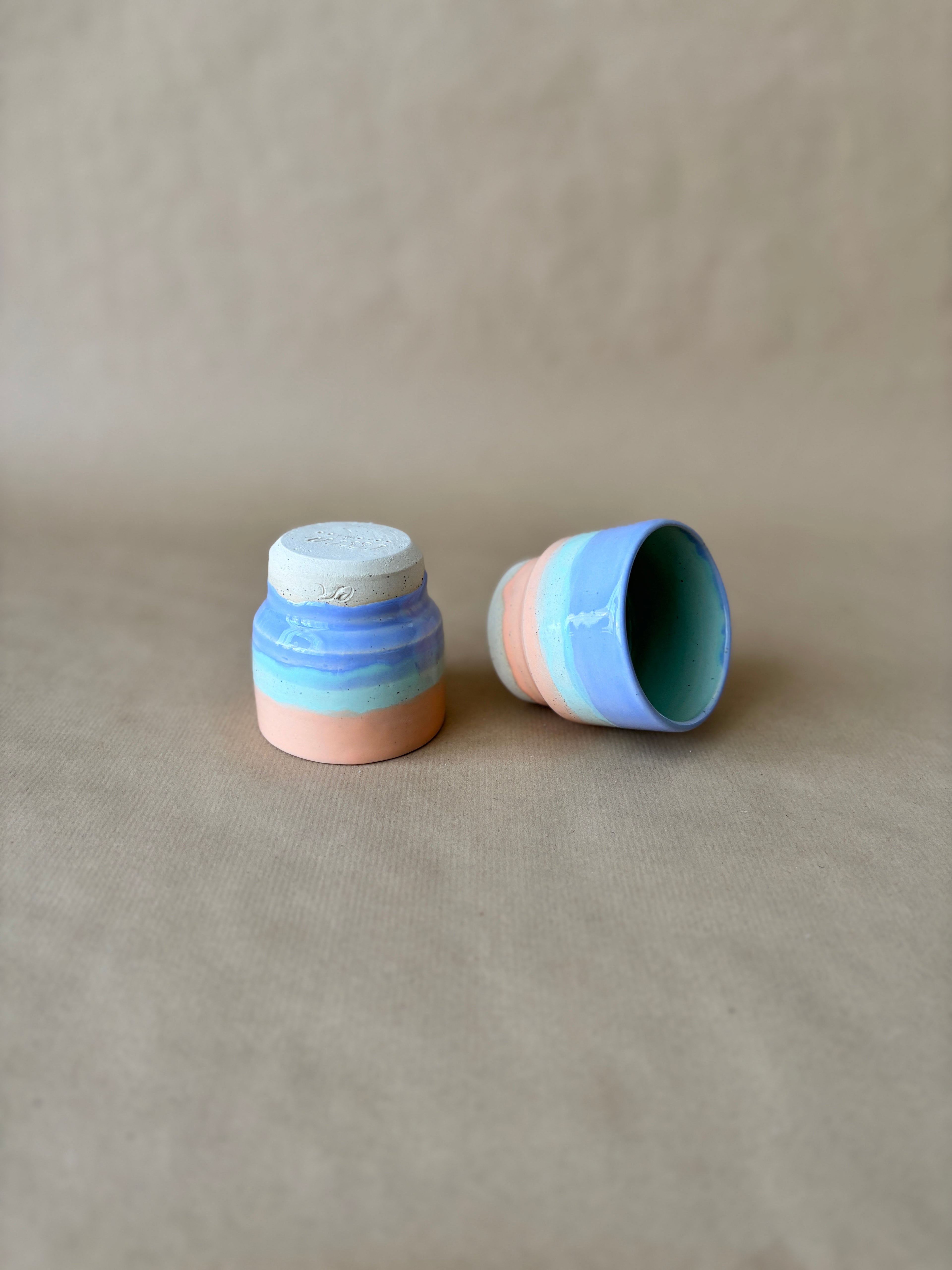 Colourful stack cup