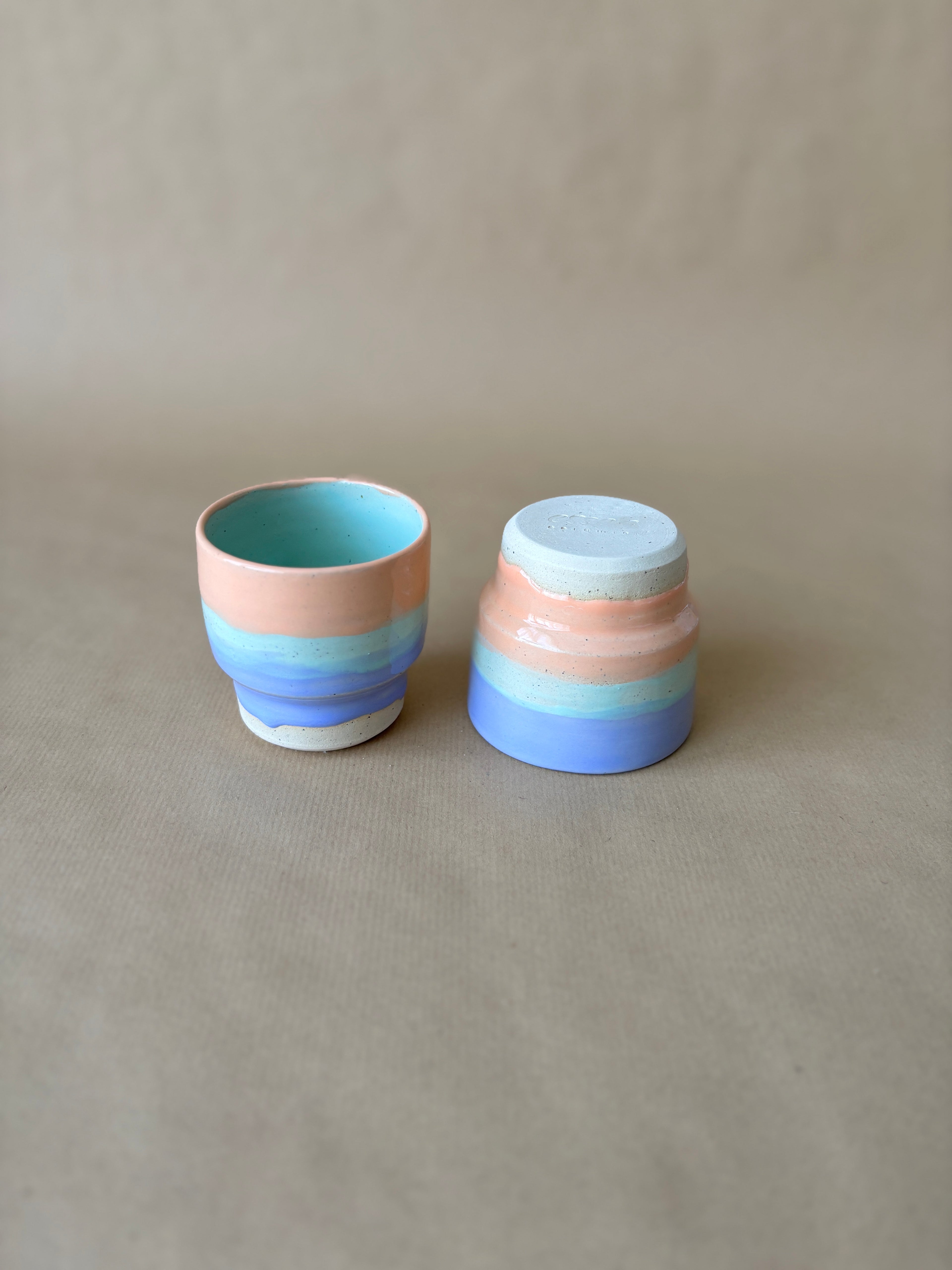 Colourful stack cup