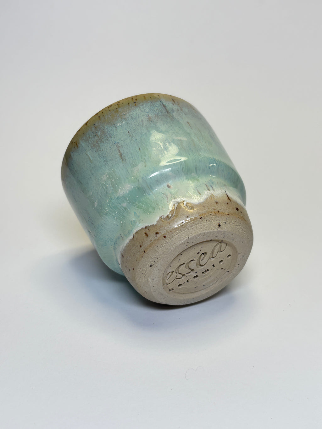 Koffiekopje turquoise effect